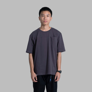 Pocket Tee / Cotton - Charcoal