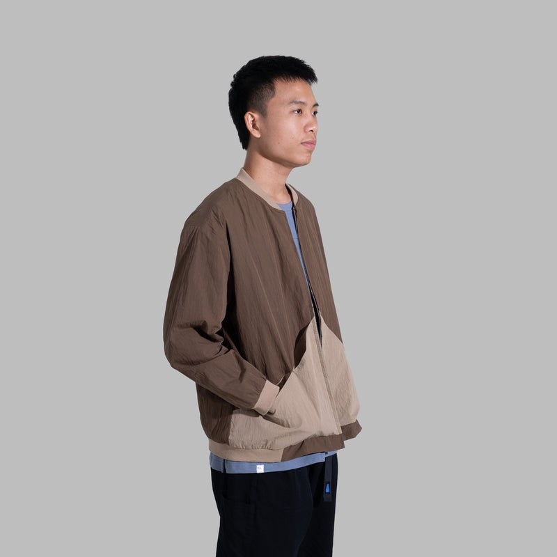 Coach Jacket / Cotton Polyester - Brown