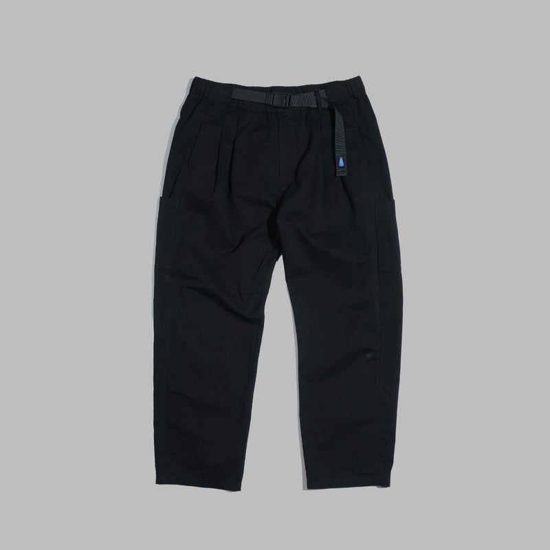 Side Pockets Pants / Cotton - Black
