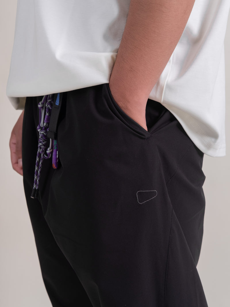 Pleated Field Pants / Teflon™ Polyester - Black