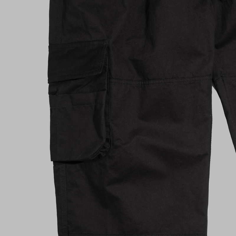 Cargo Pants / Cotton - Black