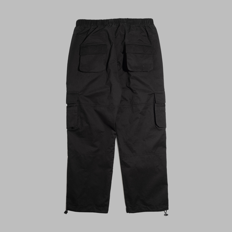 Cargo Pants / Cotton - Black