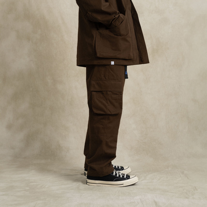 Cargo Pants / Cotton - Brown