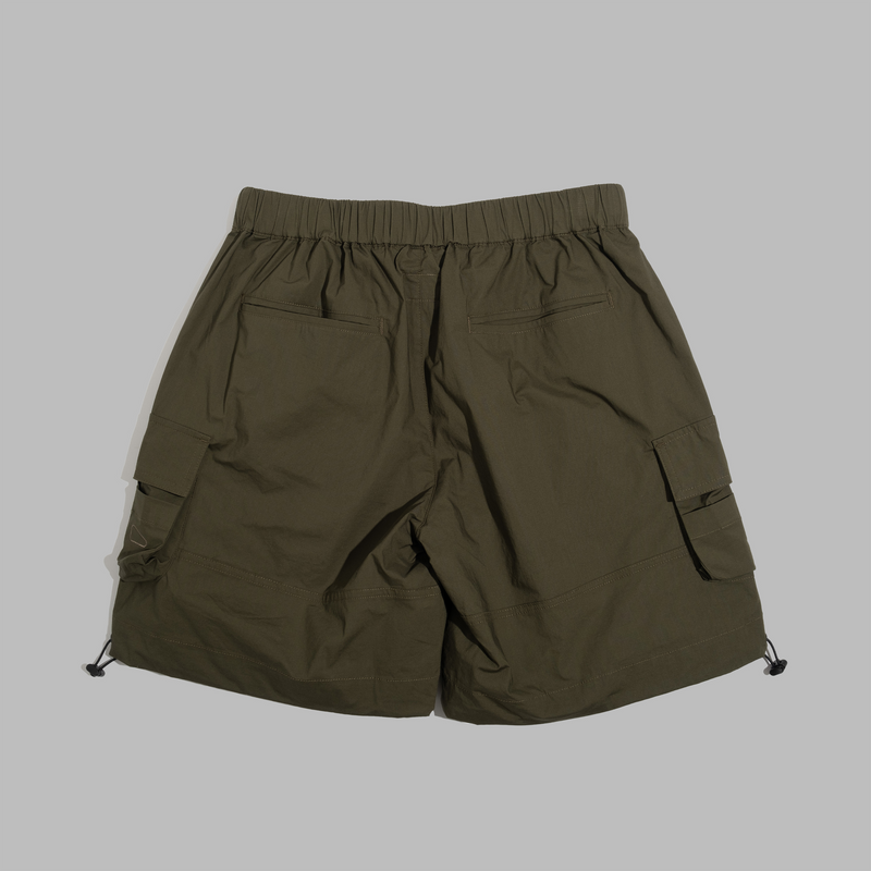 Cargo Shorts / Cotton Spandex - Green