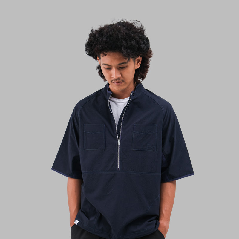 Pullover Halfzip / Sorona® Agile - Navy
