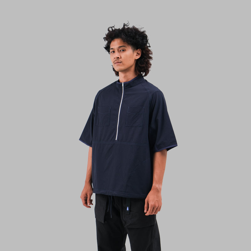Pullover Halfzip / Sorona® Agile - Navy