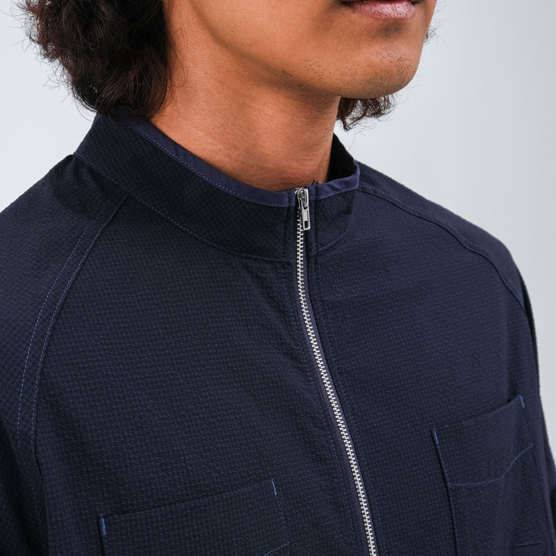 Pullover Halfzip / Sorona® Agile - Navy