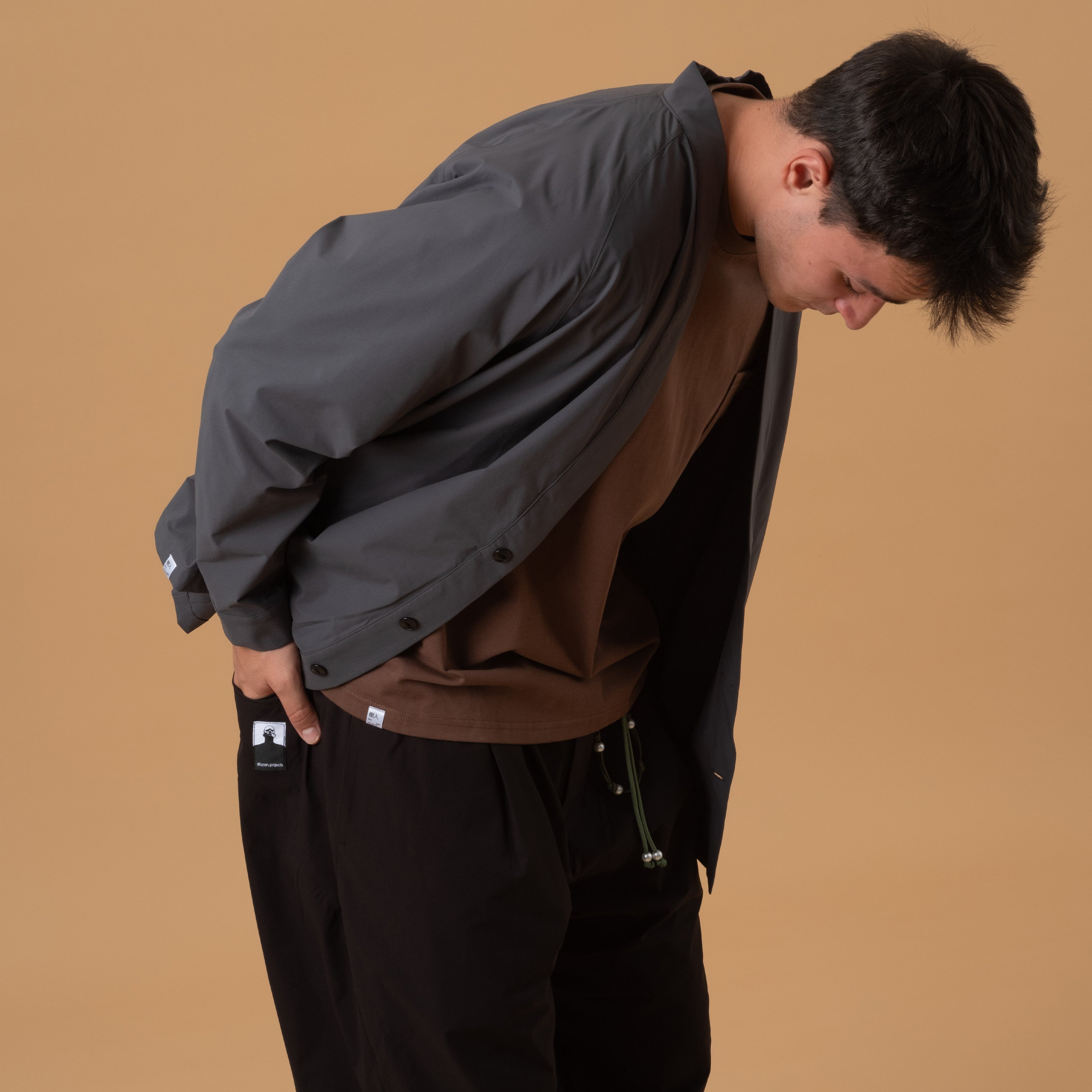 Noragi Jacket / Teflon™ Polyester - Grey – Shuren Projects