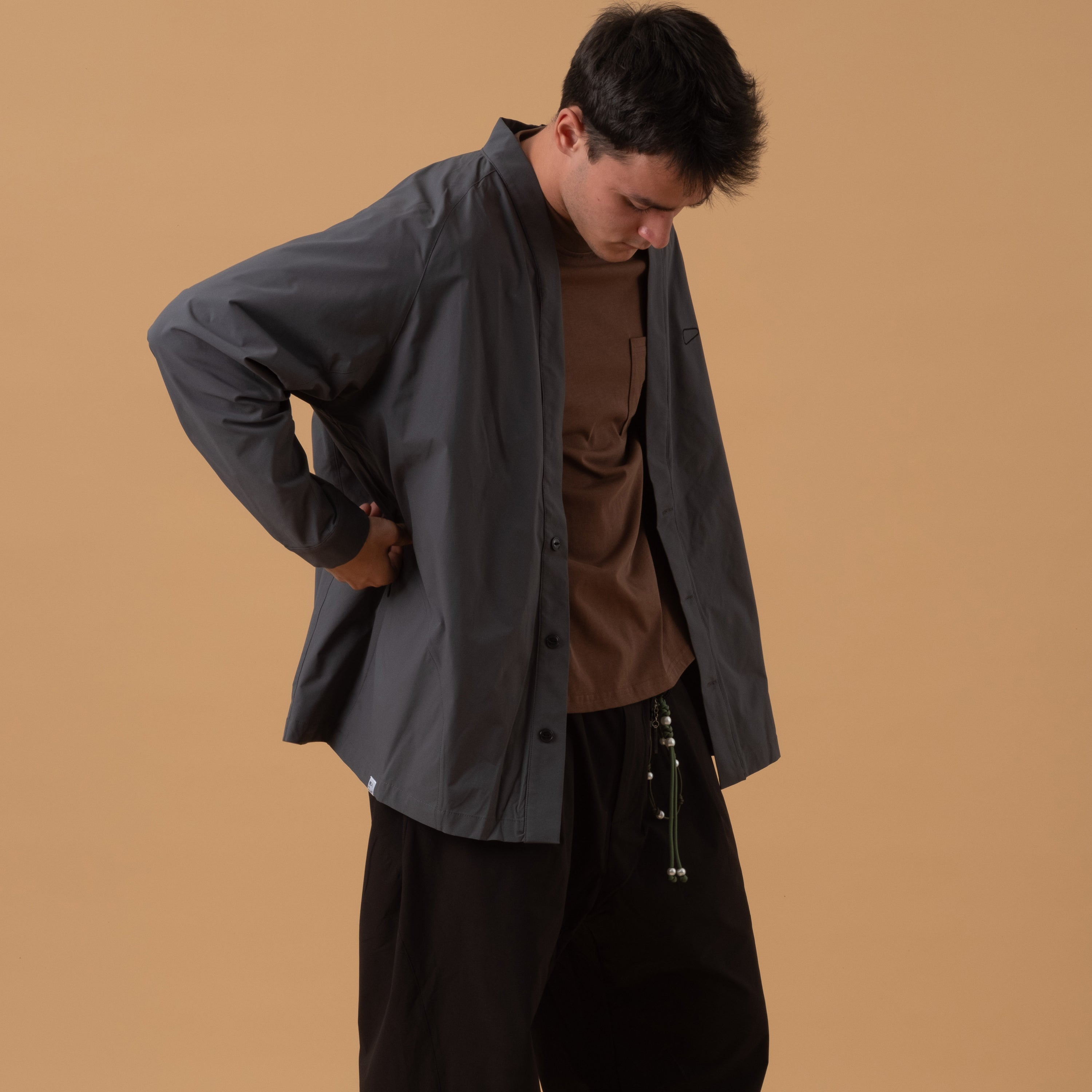 Noragi Jacket / Teflon™ Polyester - Grey – Shuren Projects