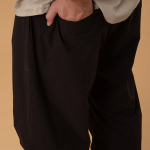 Pleated Field Pants / Teflon™ Polyester - Black