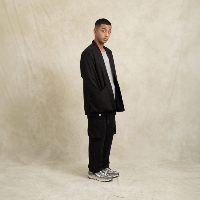 Cargo Pants / Cotton - Black