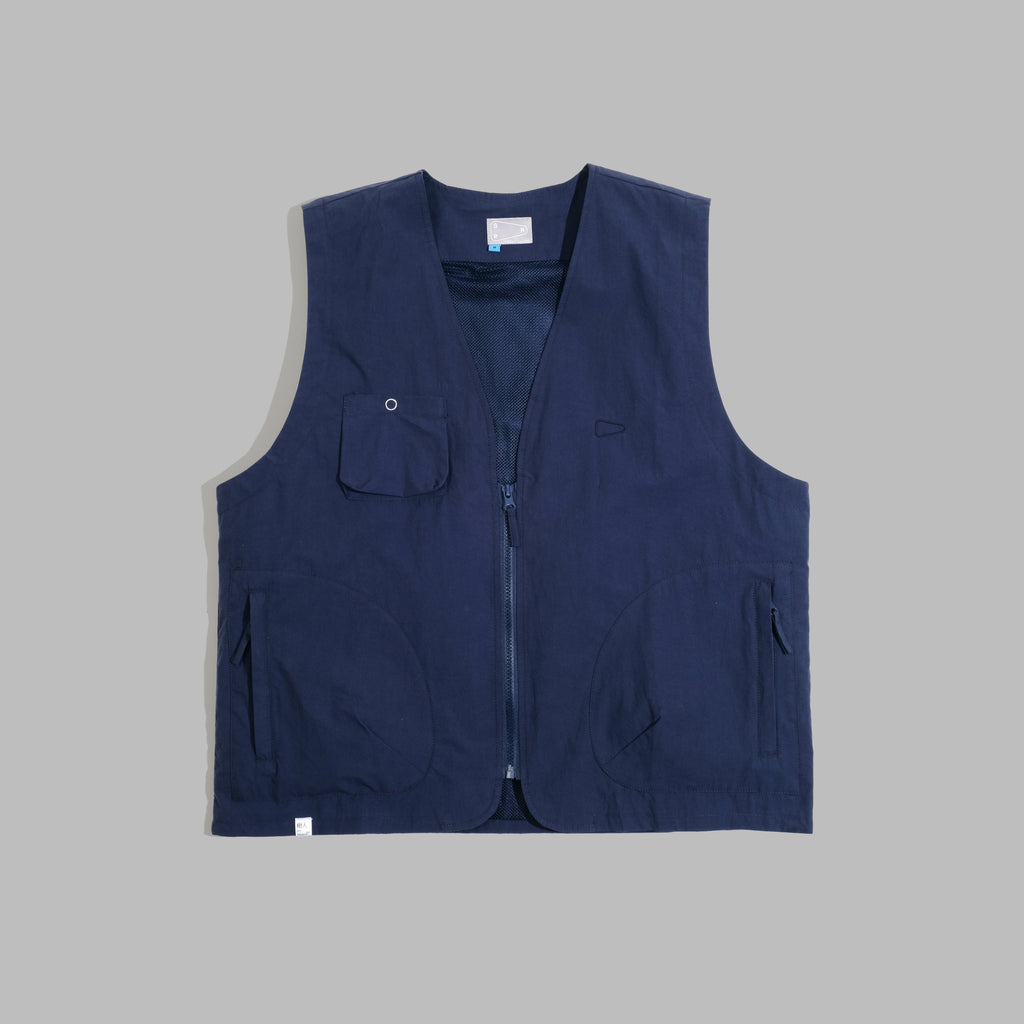 Ventilation Vest / Cotton - Navy