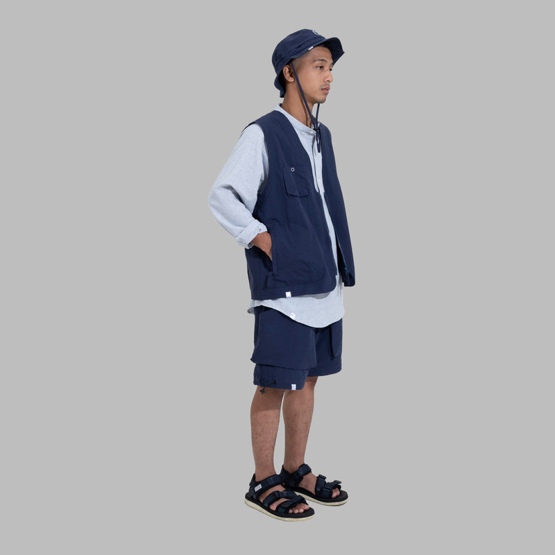 Ventilation Vest / Cotton - Navy