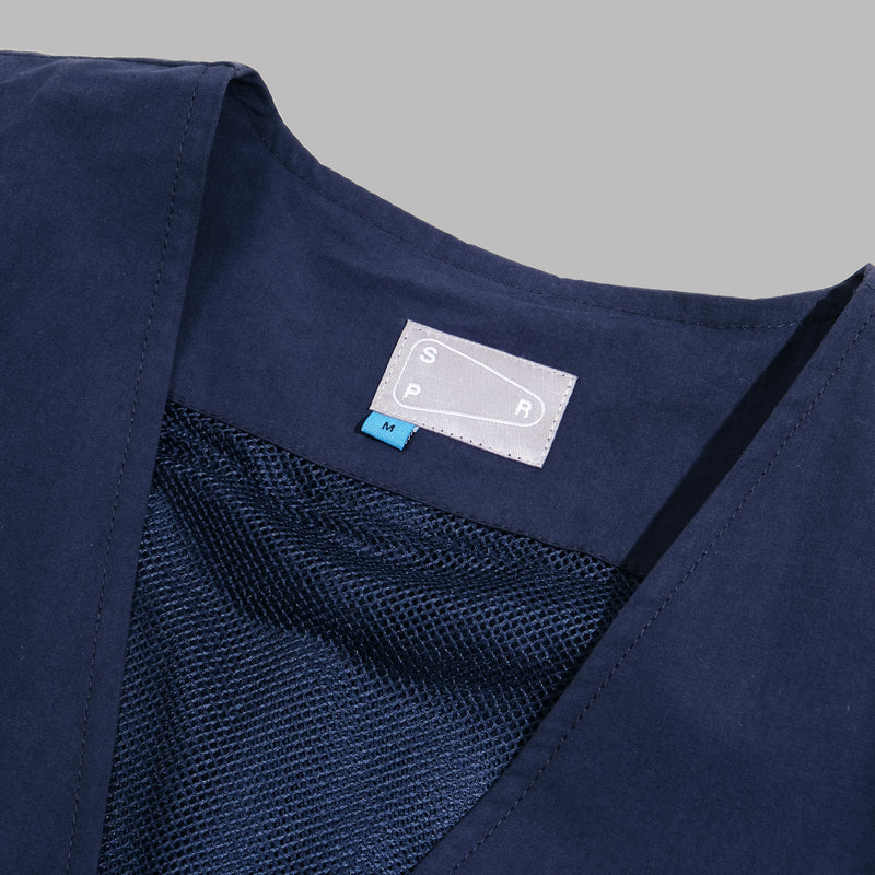 Ventilation Vest / Cotton - Navy