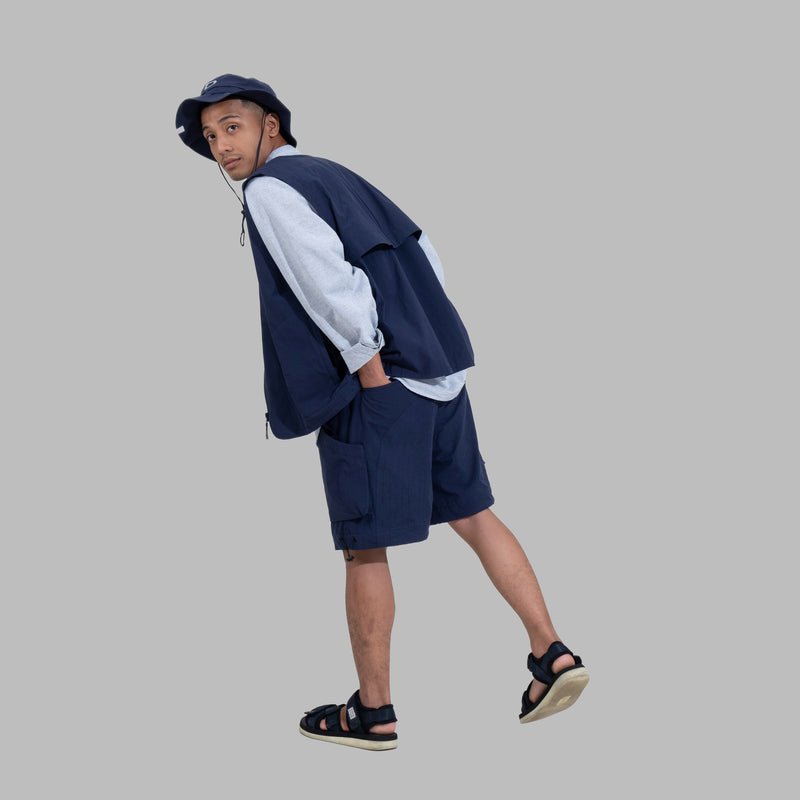Ventilation Vest / Cotton - Navy