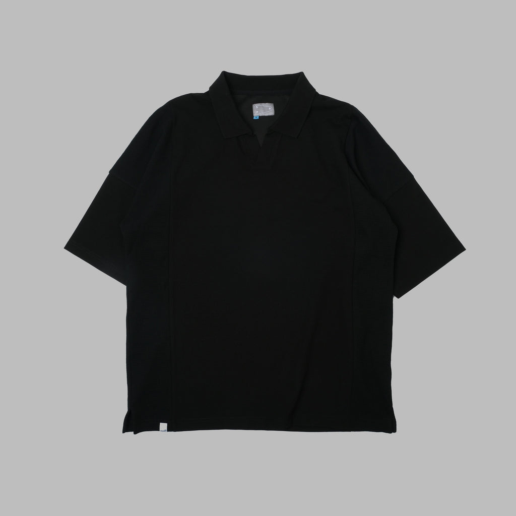 Polo Shirt / Cotton - Black