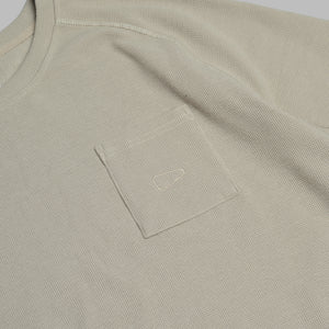 Waffle Tee / Cotton - Warm Grey