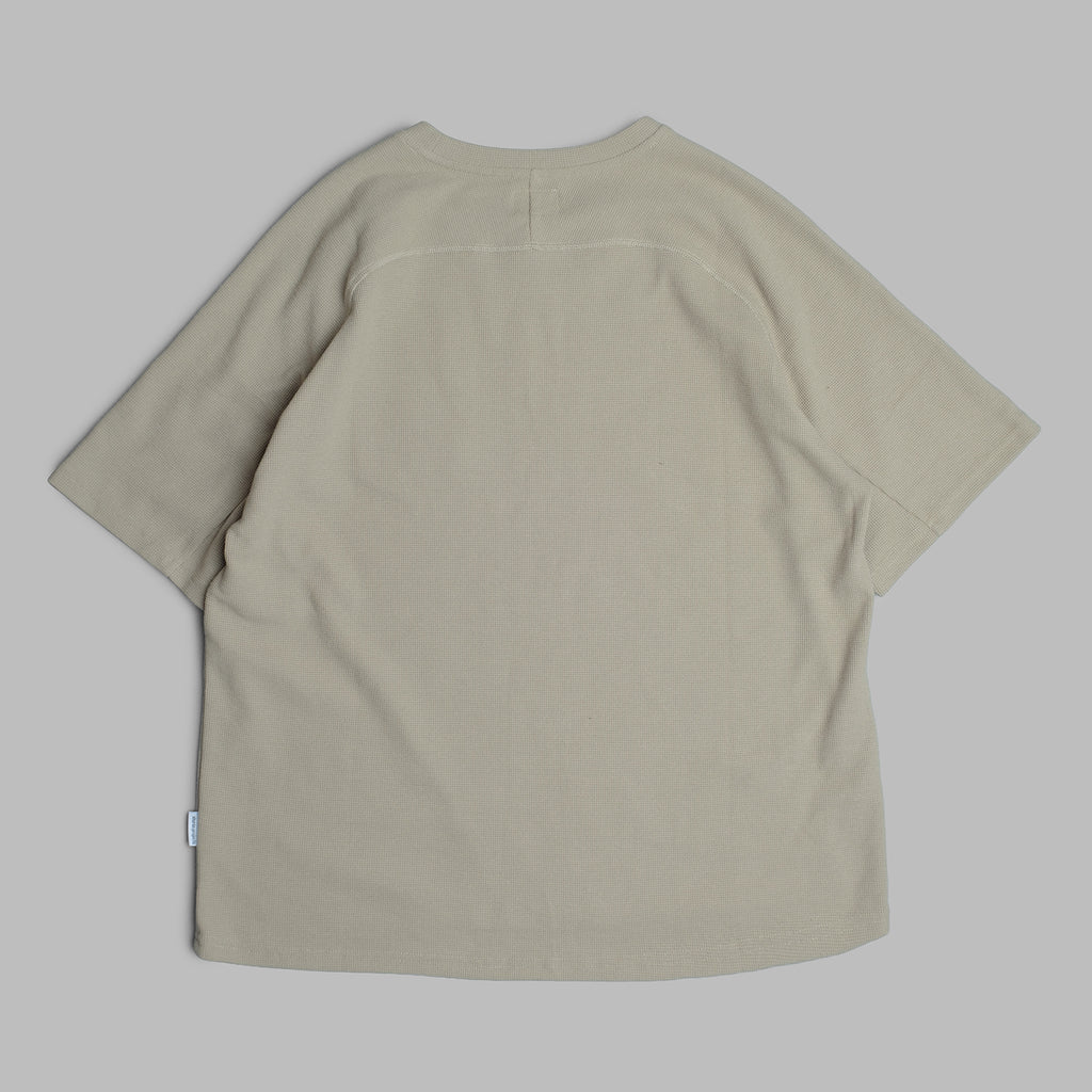 Waffle Tee / Cotton - Warm Grey