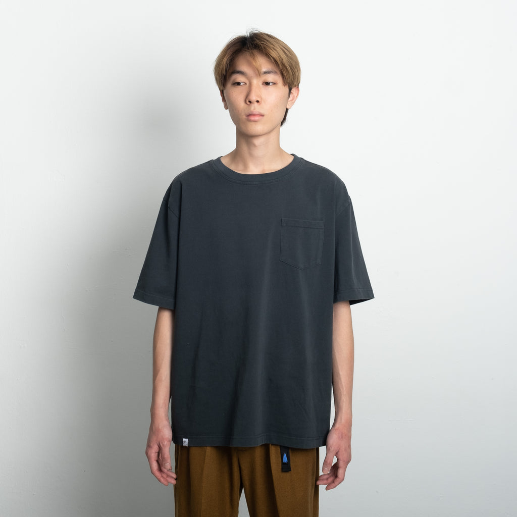 Washed Tee / Cotton - Charcoal
