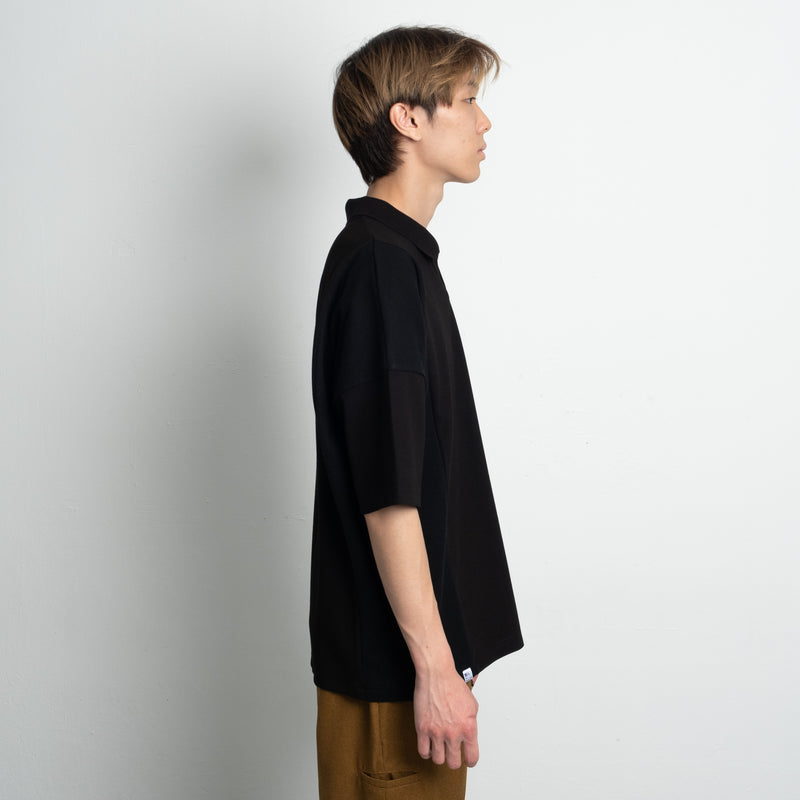 Polo Shirt / Cotton - Black