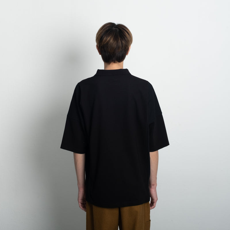 Polo Shirt / Cotton - Black