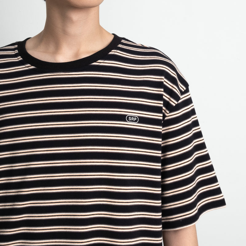 Stripe Tee / Cotton - Black/White