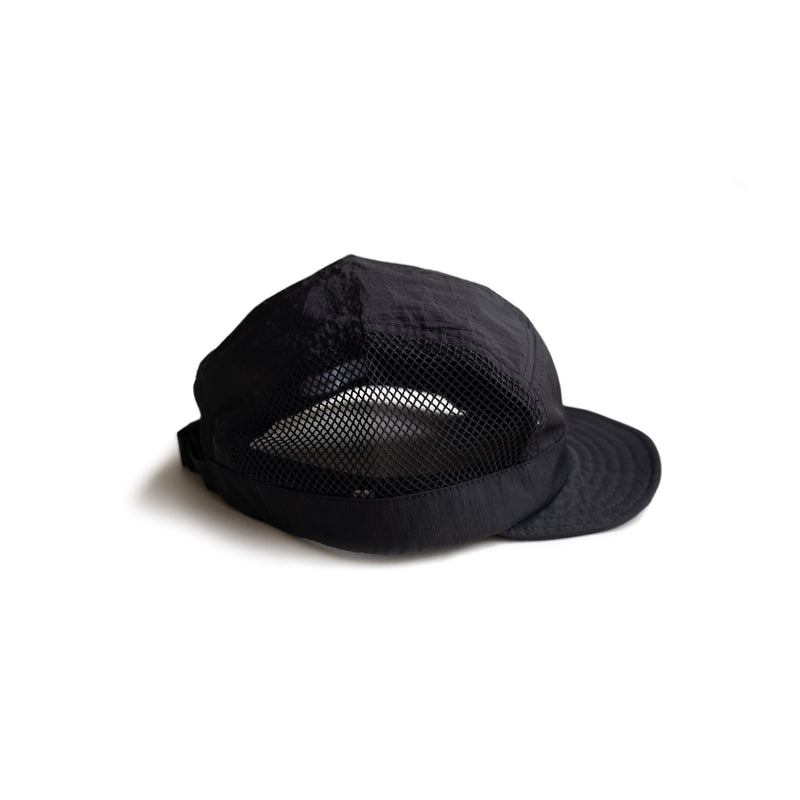 Mesh 5-Panel Cap - Black