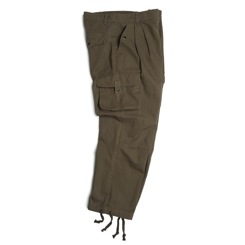 Cargo Pants / Herringbone - Olive