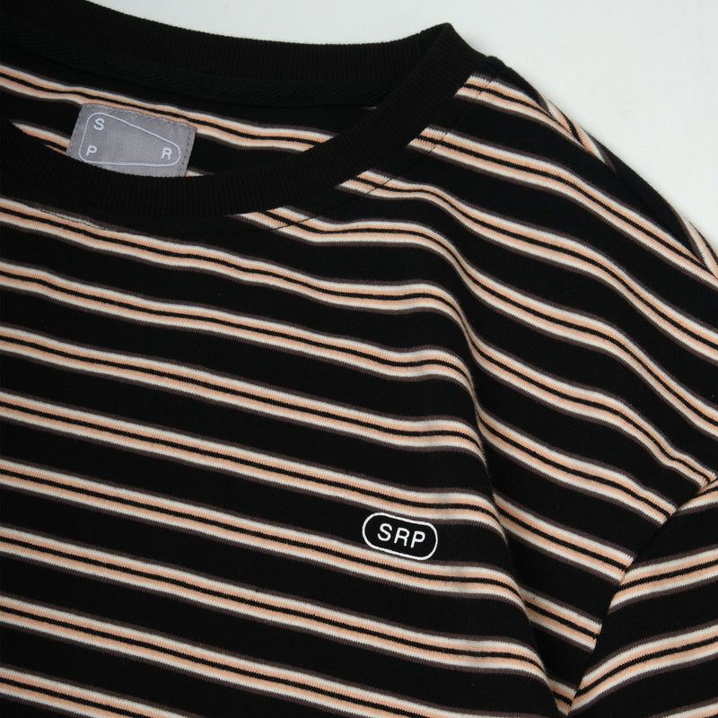 Stripe Tee / Cotton - Black/White